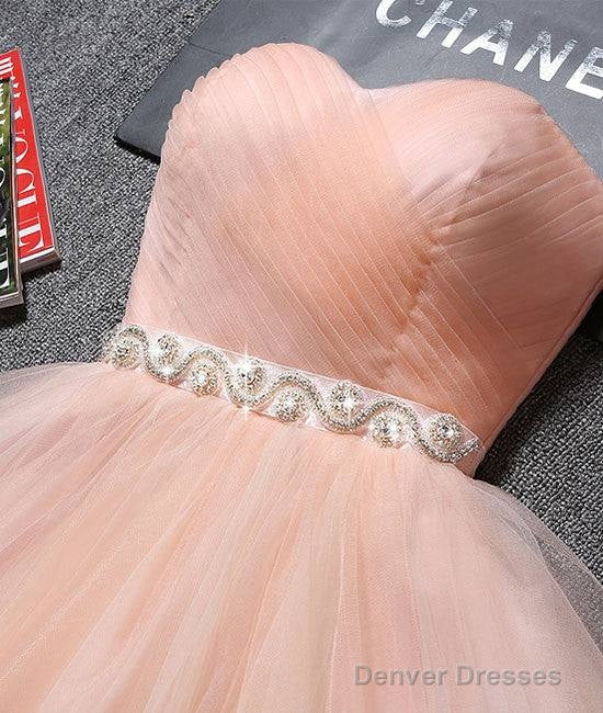 Cute Pink Short Prom Dress, Pink Homecoming Dress Secondary image