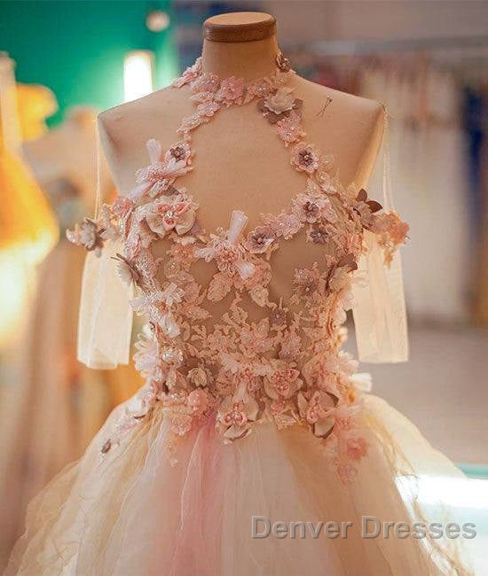 Cute Tulle Lace Applique Short Prom Dress, Cute Homecoming Dress Secondary image