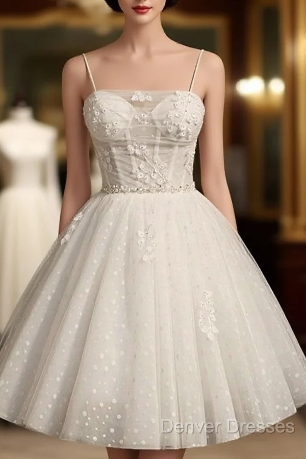 Cute Tulle Short A Line Dress Party Dress Homecoming Dress Main image