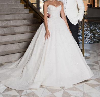 Dreamy Wedding Dress Ball Gown Off The Shoulder Lace Wedding Dresses Bridal Gowns