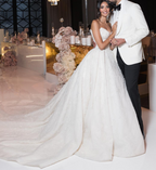 Dreamy Wedding Dress Ball Gown Off The Shoulder Lace Wedding Dresses Bridal Gowns