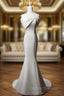 Elegance White Mermaid Off the Shoulder Wedding Dress