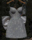 Elegant 17Th Birthday Dresses Shiny Birthday Outfits With Bowknot