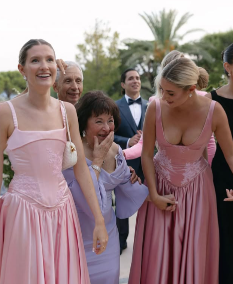 Elegant A Line V Neckline Floor-Length Satin Long Pink Evening Dress Prom Dress