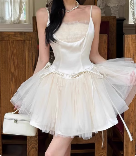 Elegant Ballet Style Strapless Tulle A-Line Birthday Short Skirt Homecoming Dress Secondary image