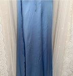 Elegant Blue Mermaid One-Shoulder Sequin Beaded Long Prom Dress Evening Dress