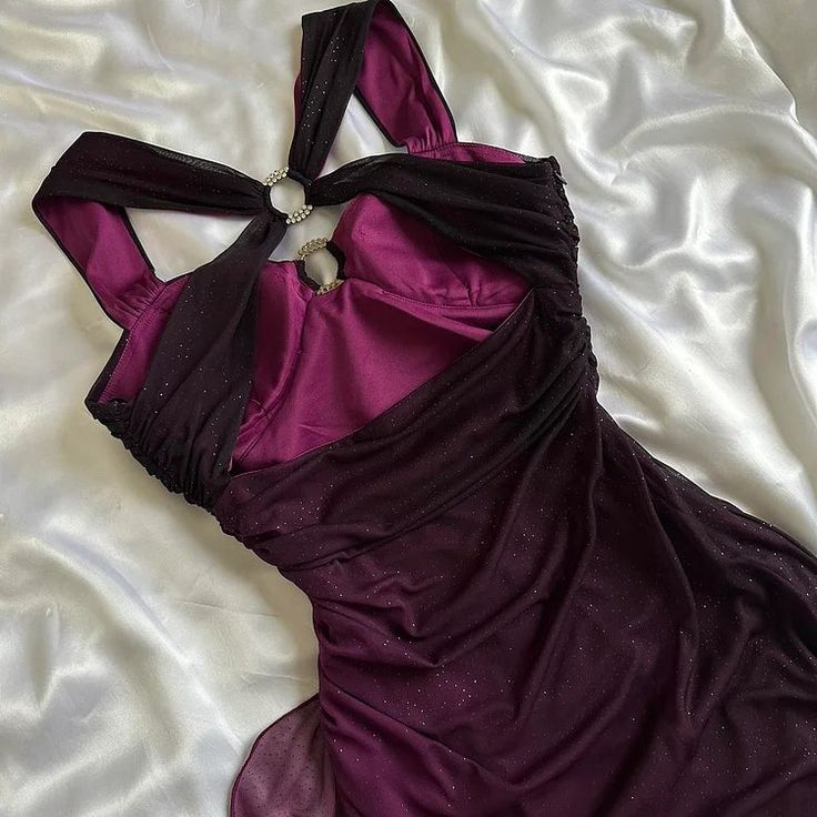 Affordable Dress Under $160||Elegant Gradient Navy Blue Sheath Spaghetti Straps Sparkling Chiffon  Prom Dress For Party