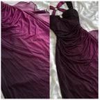 Affordable Dress Under $160||Elegant Gradient Navy Blue Sheath Spaghetti Straps Sparkling Chiffon  Prom Dress For Party