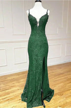 Elegant  Mermaid Formal Dress Under $170’Ã?Charming Grape Spaghetti Straps Applique Long Backless Prom Dress With Slit