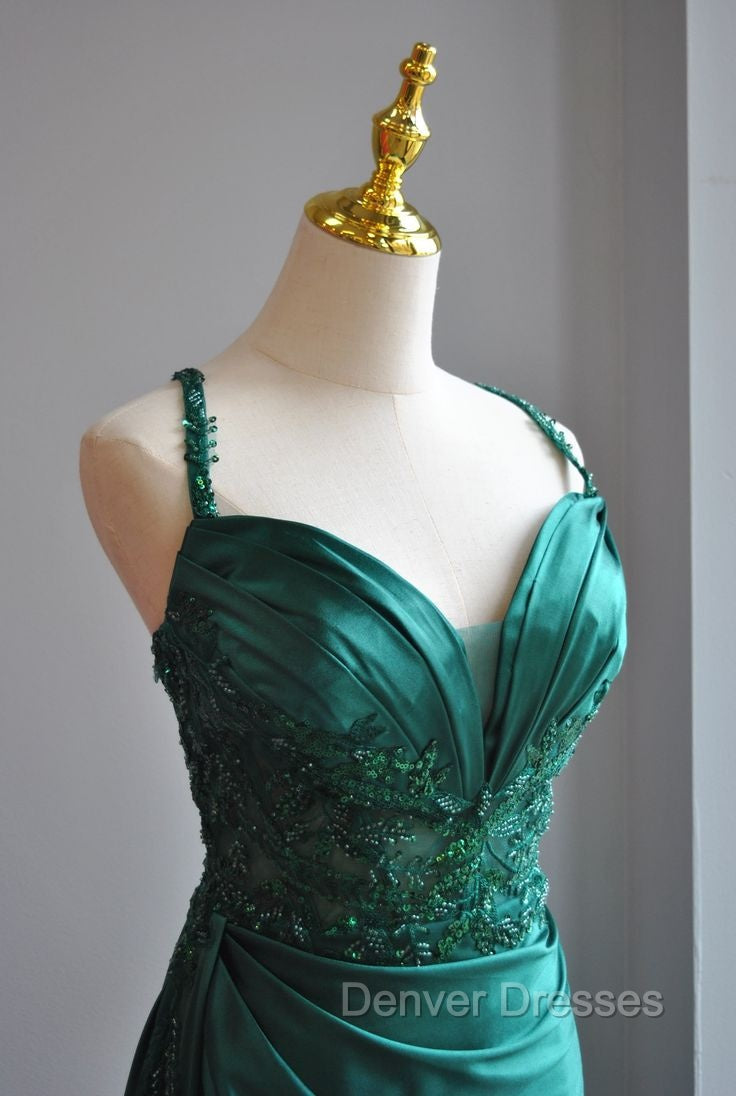 Elegant Green Sweetheart Neck Mermaid Long Prom Dress Gorgeous Formal Evening Dress Secondary image