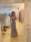 Elegant Mermaid Spaghetti Straps Lace Prom Dress,Charming Evening Dress