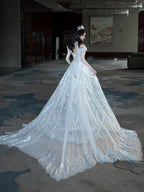 Elegant Mermaid Strapless  Long Prom Dress