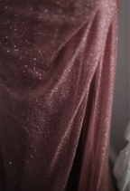 Elegant Pink Mermaid Spaghetti Strap Sequined Long Prom Dress Evening Dress
