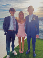 Elegant Pink Short Party Dress Short Prom Dress Homecoming Dress