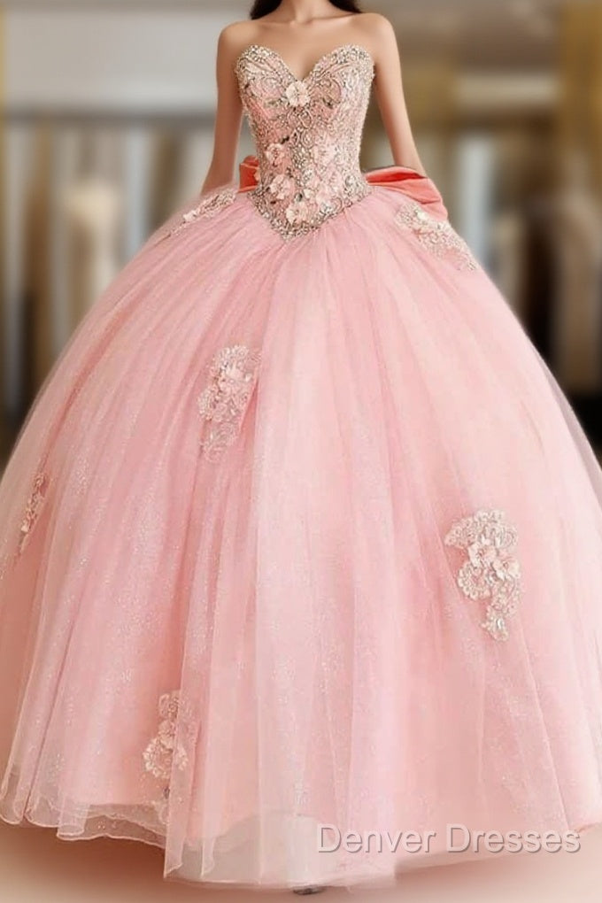 Elegant Pink Wedding Dress Evening Dress,Prom Dress Main image
