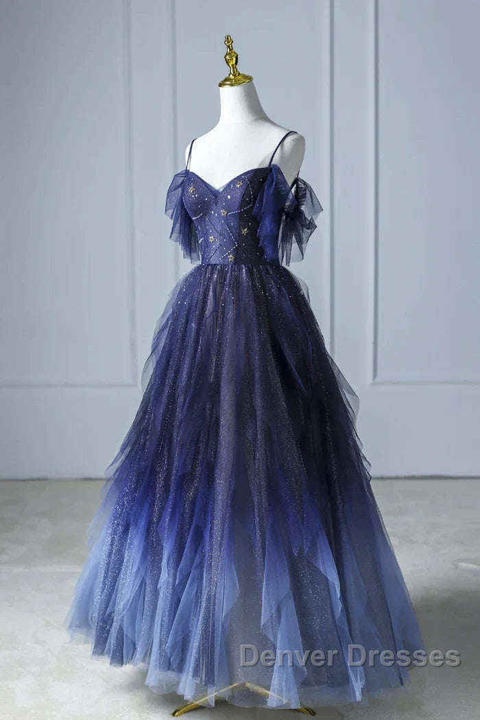 Elegant Purple Stars A-Line Prom Dress Love Elegant Purple Star Lolita Secondary image