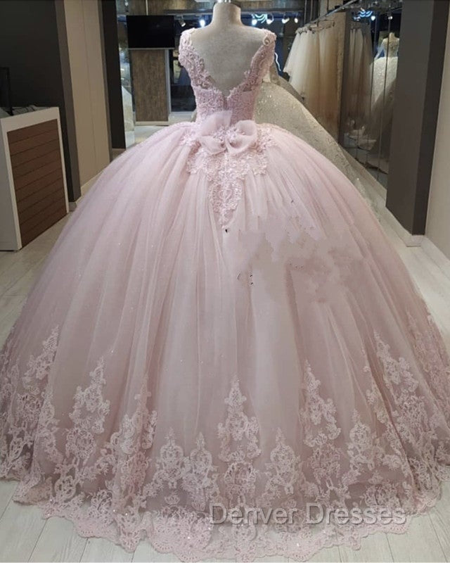 Elegant Quinceanera Dress Tulle Ball Gown Appliques Secondary image