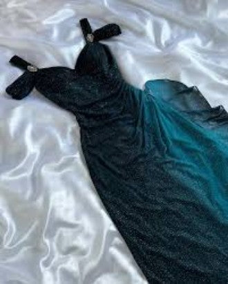 Affordable Party Dress Under $160’œElegant  Purple Glitter Ruffled Chiffon Prom Dress