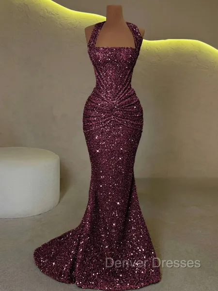 Elegant Sheath Straps Pleated Sweep Train Corset Prom Dress