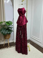 Elegant Straps Sheath Midnight Blue Long Prom Dress Satin Midnight Blue Evening Gowns