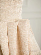 Elegant Sweetheart Neck Satin Long Prom Dress Ball Gown