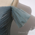 Elegant Tulle Long A Line Prom Dress, Evening Dress