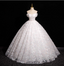 Elegant White 3D Floral Tulle Long Ball Gown Evening Dress Sweet 16 Dress