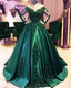 Emerald Green Long Sleeve Quinceanera Dress Ball Gown Plus Size 15 Junior Prom Dress