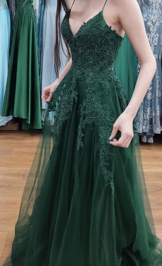 Emerald Green Prom Dress Graduation Party Dress, Prom Dress For Teens