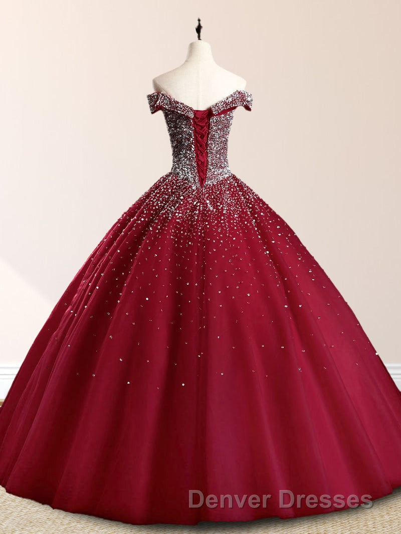 Emerald Green Sequin Prom Dress Beaded Quinceanera Dress