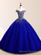 Emerald Green Sequin Prom Dress Beaded Quinceanera Dress