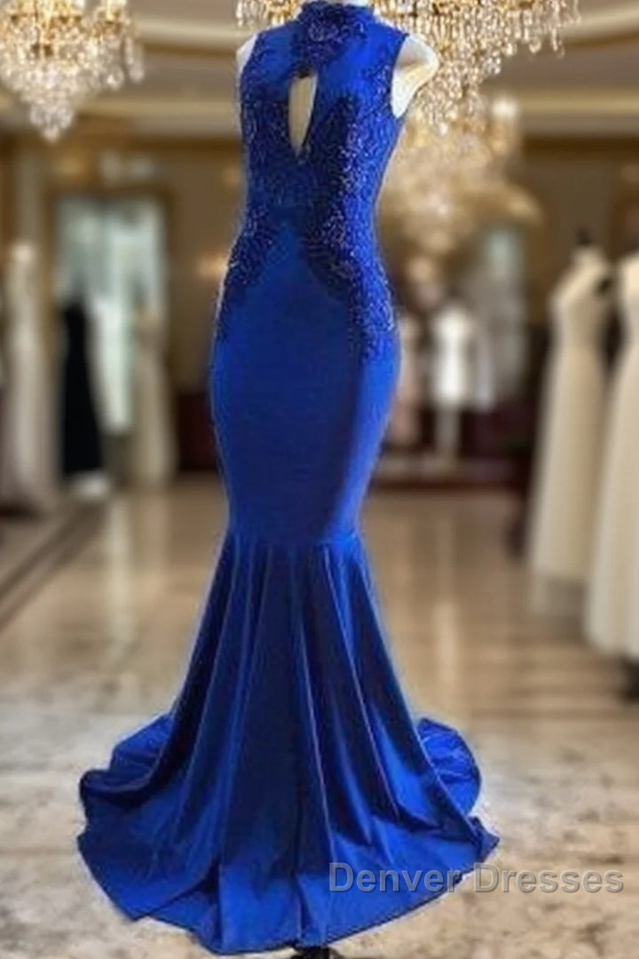 Evening Maxi Dress Sleeveless Mermaid Prom Dress Main image