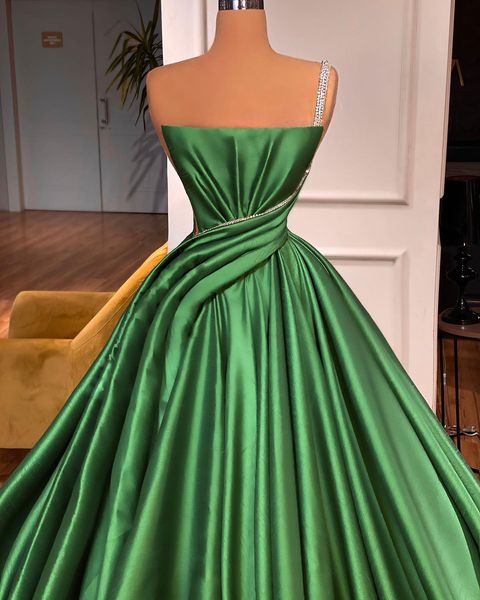 Fabulous Long A-Line One Shoulder Sleeveless Prom Dress