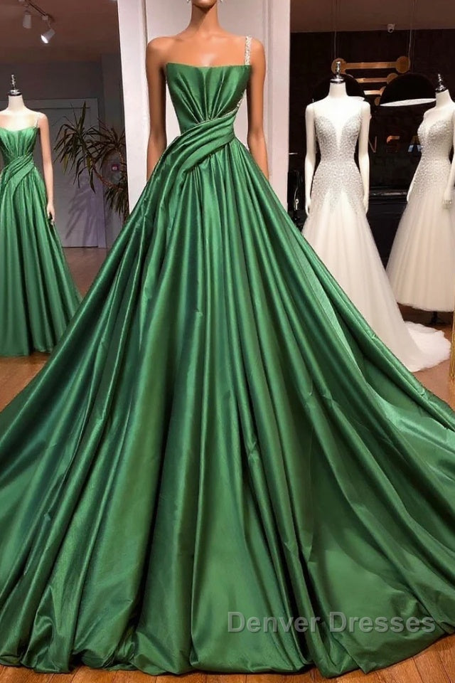 Fabulous Long A-line One shoulder Sleeveless Prom Dress Main image