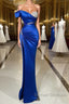 Fabulous Long Sweetheart Split Mermaid Evening Prom Dress With Beading