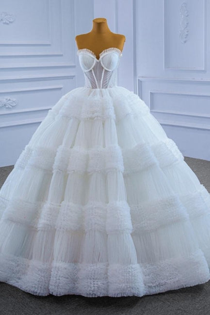 Fabulous Modern Long White Wedding Gowns Sleeveless Main image