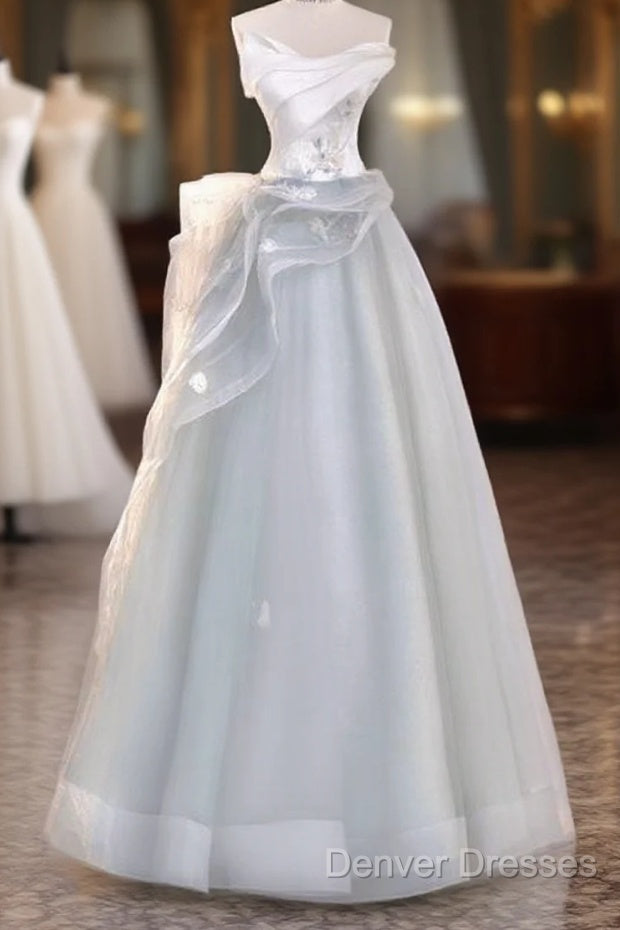 Fairy A Line Sweethart Long Tulle Prom Dress 22Th Birthday Outfit