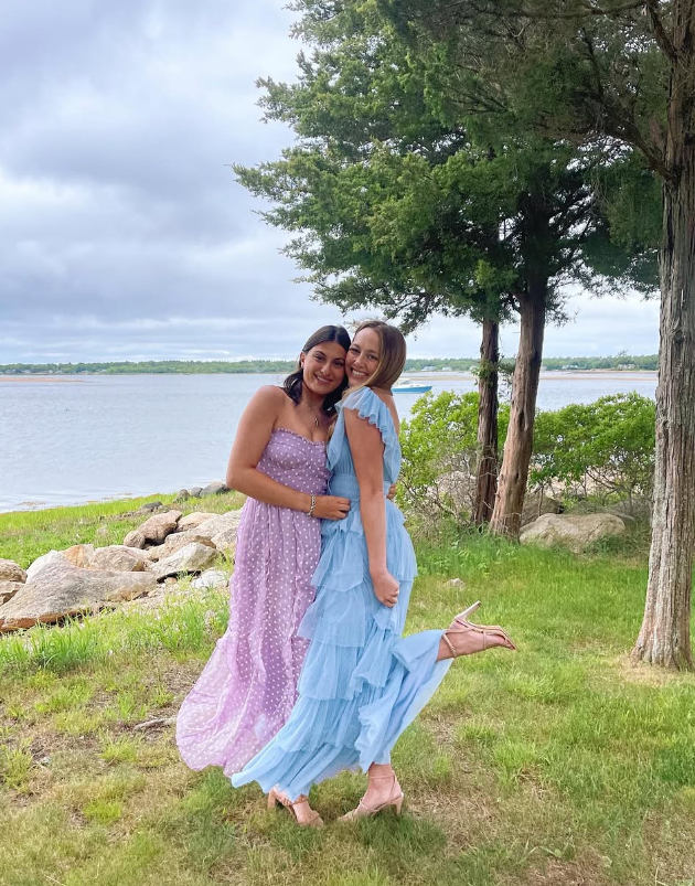 Fairy Sky Blue Sequare Neck Tiered Tulle Evening Dress Long Prom Dress