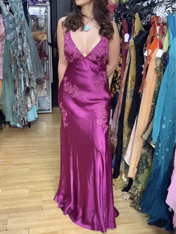 Fancy Mermaid Spaghetti Straps Green Backless Long Prom Dress Evening Dress Formal Dress