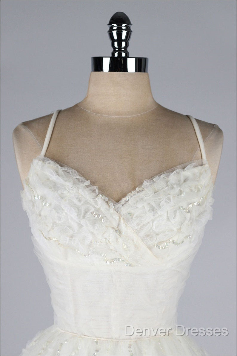 Fashion A Line Lace Prom Dress, Short Straps Homecoming Dress