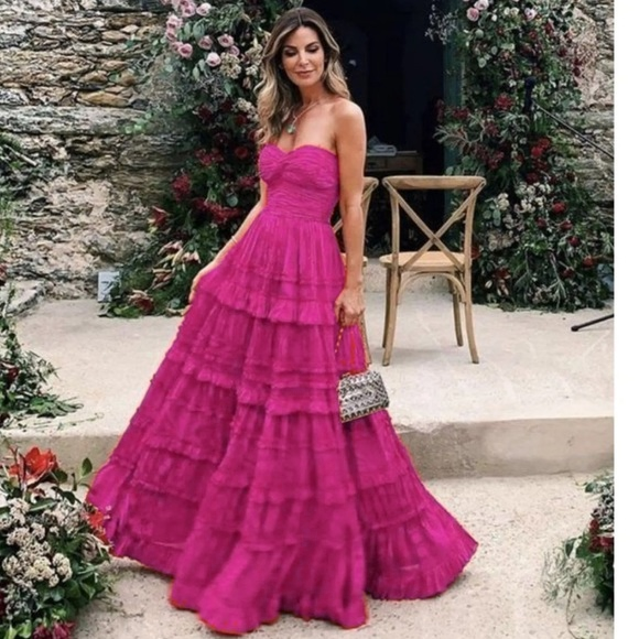Fashion Red Prom Dress Long Sexy Prom Dress Secondary image