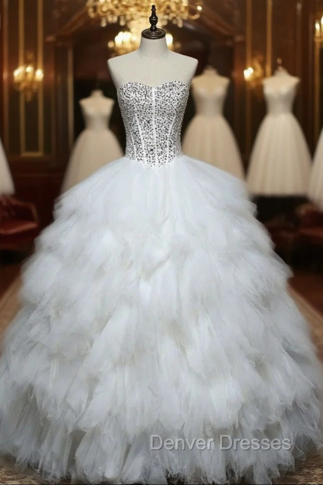 Fashion Wedding Dress Sexy High Quality Feather Princess Wedding Gown