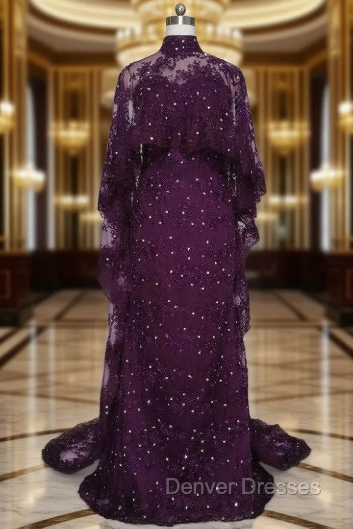 Fashionable Evening Dress With Shawl Luxury Mother of the Bride Dress