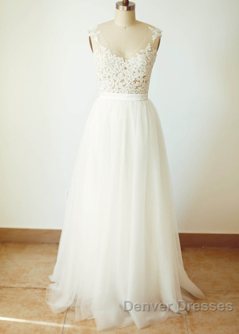 Floor-Length  A-Line/Princess Sweetheart Wedding Dress