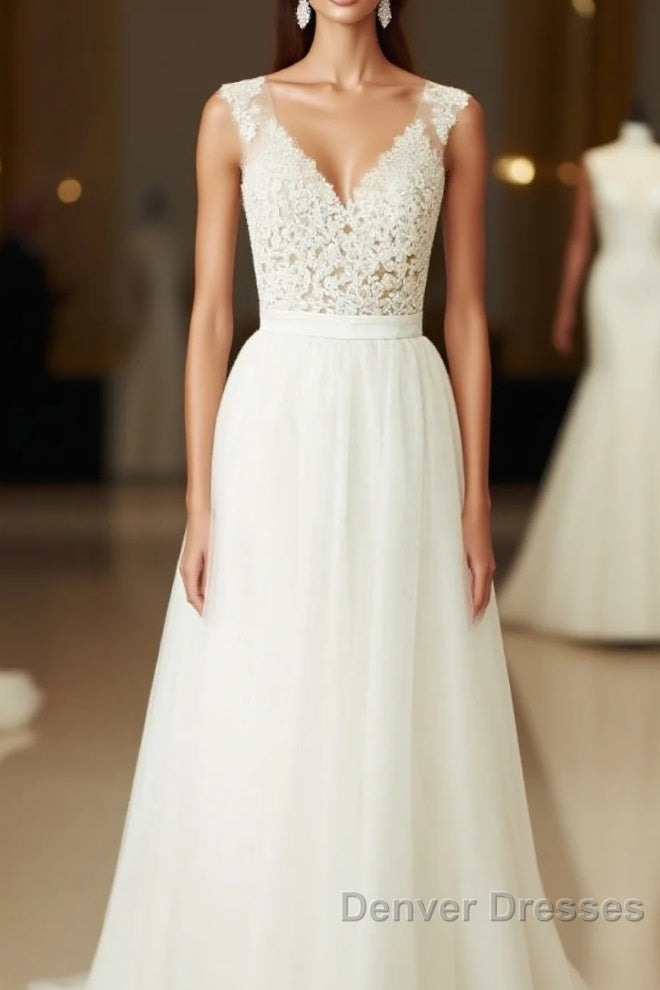 Floor-Length  A-Line/Princess Sweetheart Wedding Dress Main image