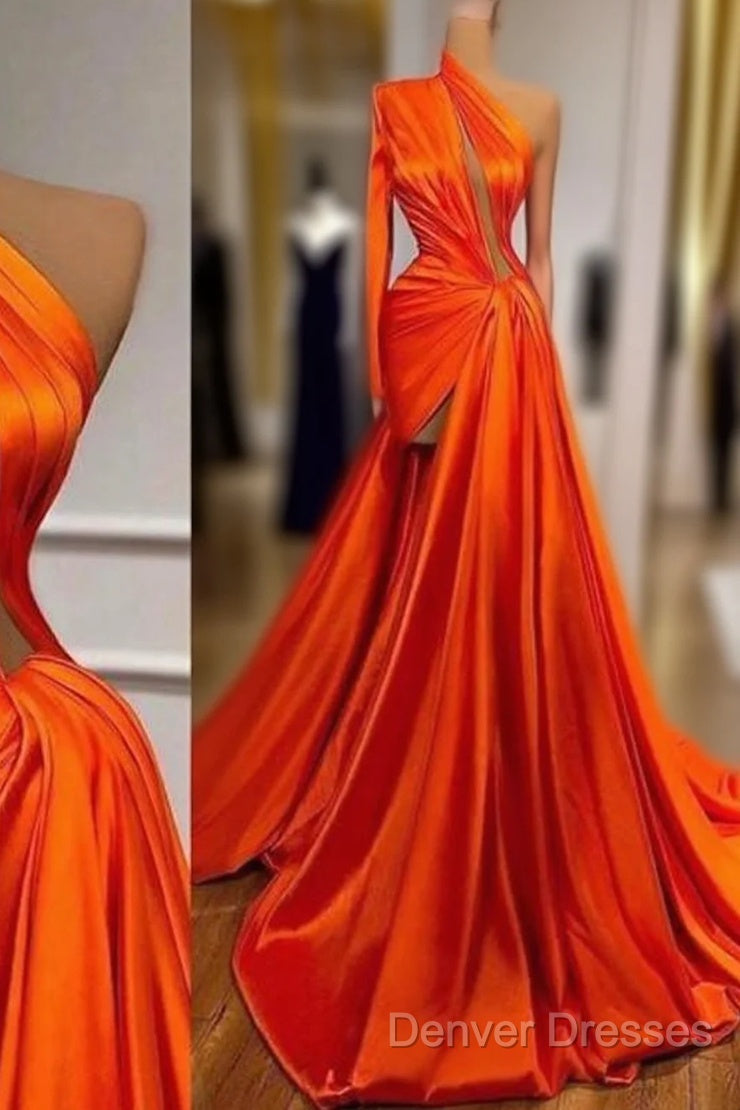 Formal Prom Dress, Arabic Party Dress, Cheap Evening Dress, Satin Evening Dress Main image