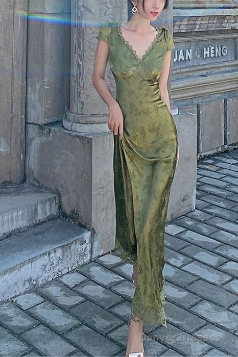 French Cottagecore Dress,Wedding Guest Dress Prom Dresses Birthday Out – Denver Dresses