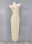 Fresh Gradient Print Spaghetti Strap Chiffon Long Prom Dress