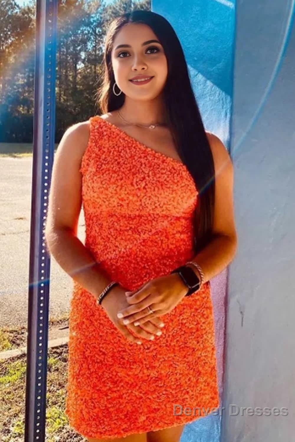 Fuchsia Deep V Neck Sequin Mermaid Prom Dress