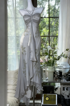 Green Beaded Exquisite Gorgeous Long Chiffon Prom Dress Evening Dress Party Dress
